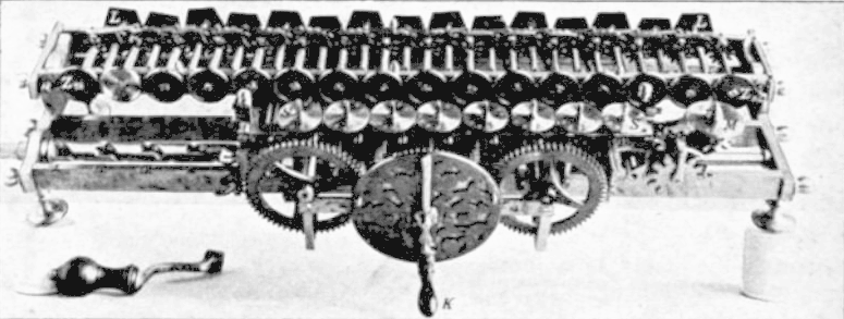 Le «stepped reckoner» de Leibniz